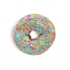 Värviliste nonparellidega donuts