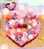 Honey heart cake 