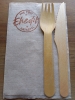 Wooden biodegradable fork&knife