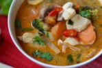Tom Yam soup with chicken **
