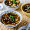 Spicy sour soup with chicken *
