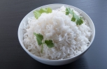 Steamed basmati rice